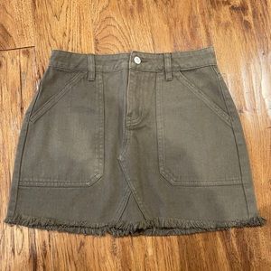 Pac Sun denim mini skirt